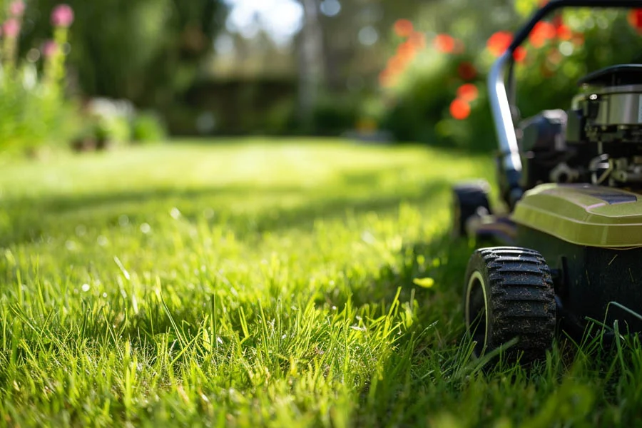 battery push lawn mower