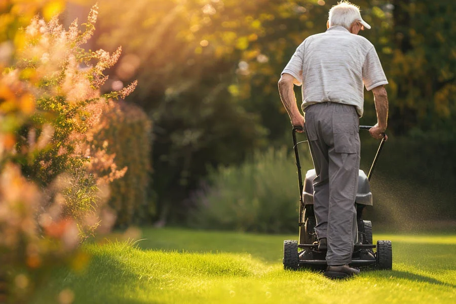 lithium battery powered lawn mowers